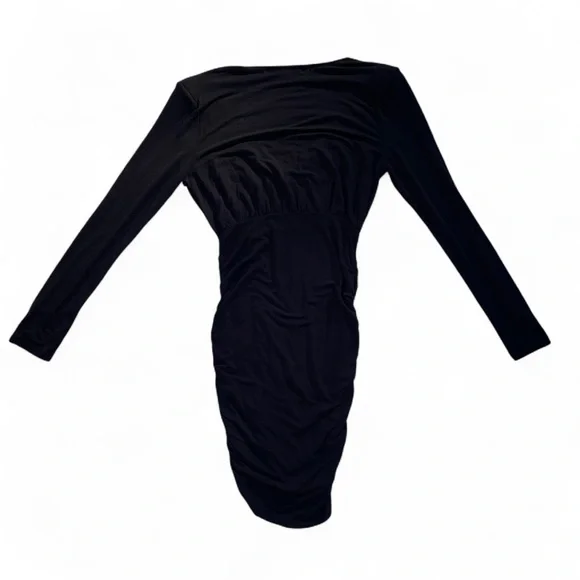 NWOT Express x Olivia Culpo Asymmetrical Surplice Sheath Dress - S - Picture 5 of 6